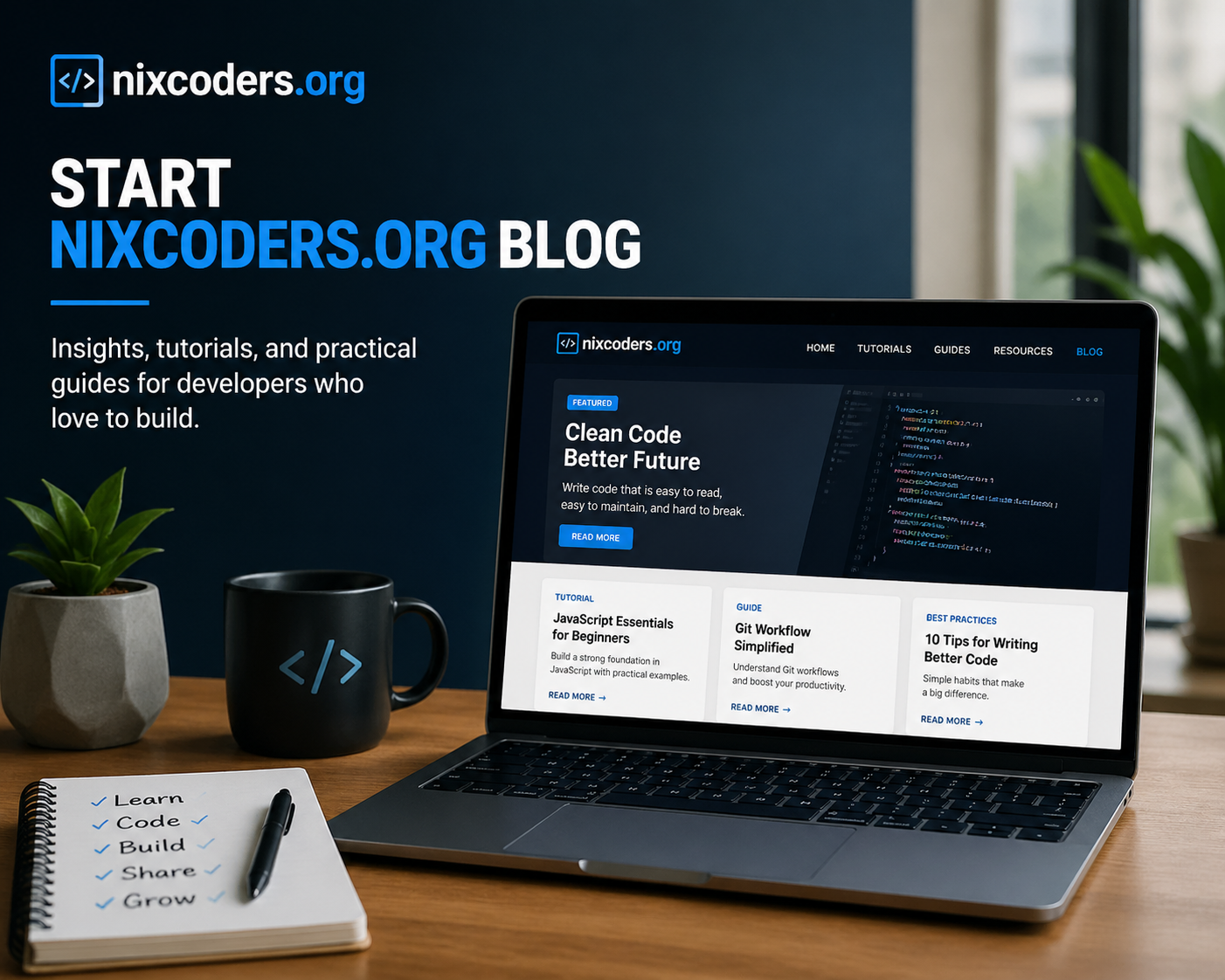 How to Start a Blog on Nixcoders.org: A Step-by-Step Guide